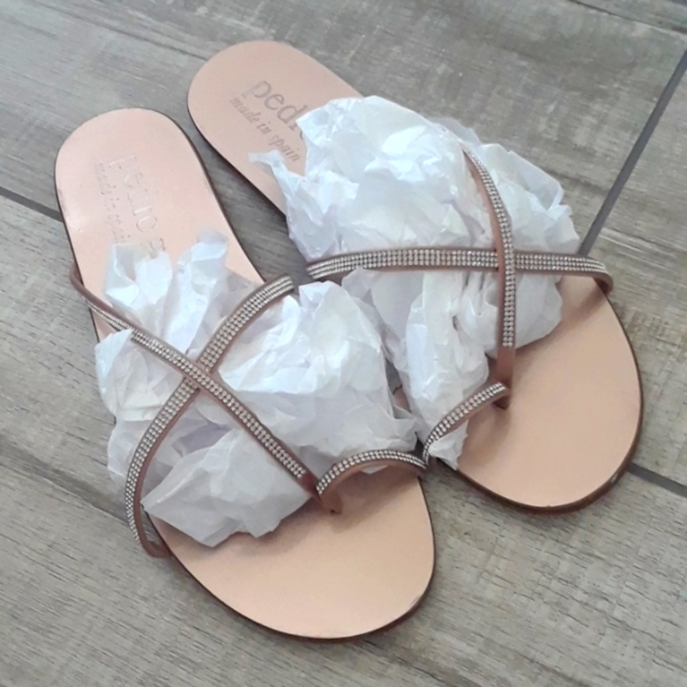 PEDRO GARCIA..SWAROVSKI..GORGEOUS!! CRYSTAL SANDALS..SIZE 37